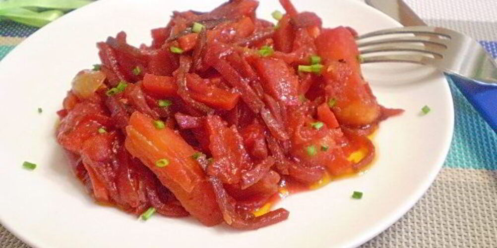 Рецепт овощного рагу со свеклой