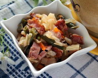 Овощное рагу в горшочках в духовке