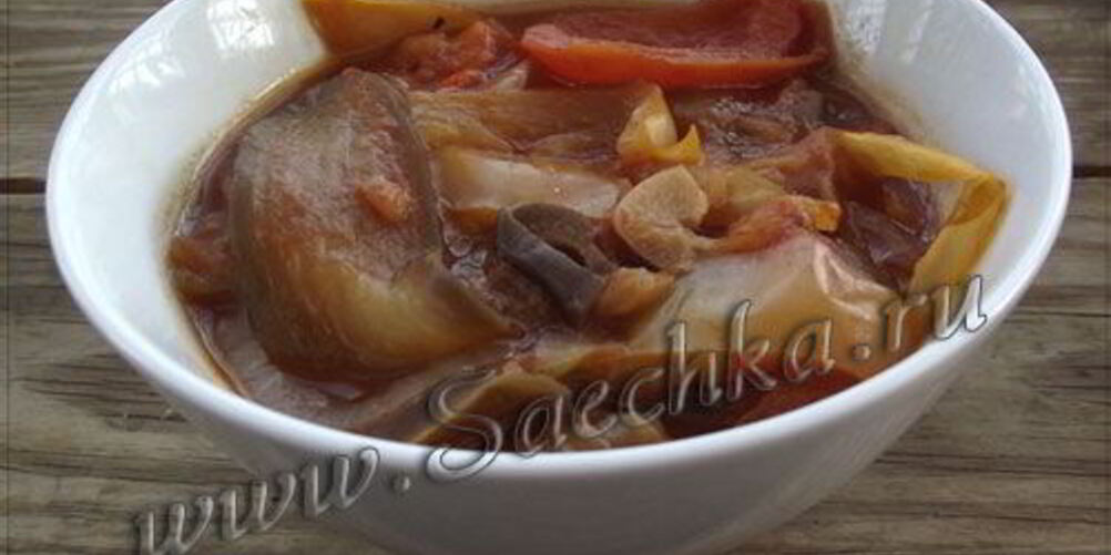 Рецепт овощного рагу в мультиварке