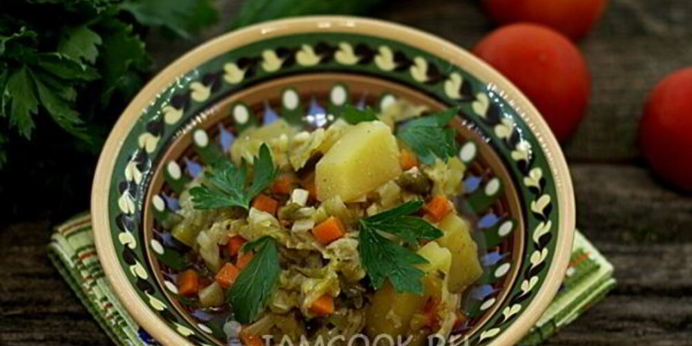 Рецепт овощного рагу в скороварке