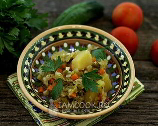 Овощное рагу в скороварке