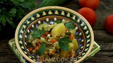 Овощное рагу в скороварке