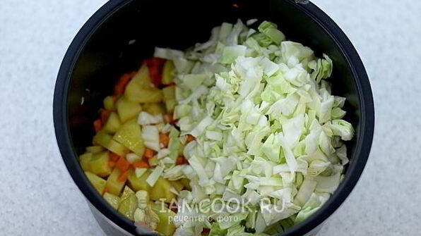 овощное рагу в скороварке