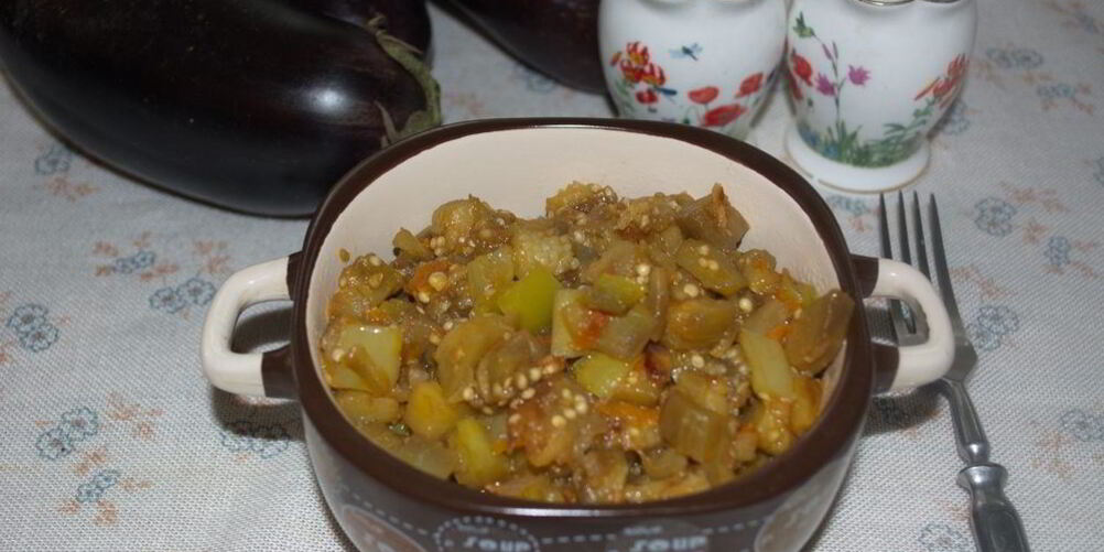 Рецепт рагу из баклажанов и помидоров