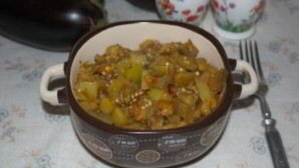 рагу из баклажанов и помидоров