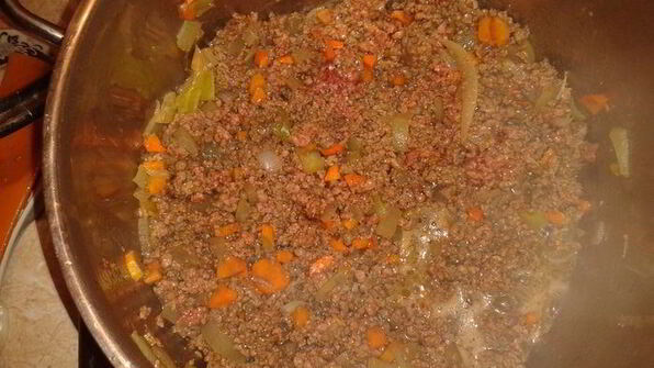 рагу из баклажанов с фаршем