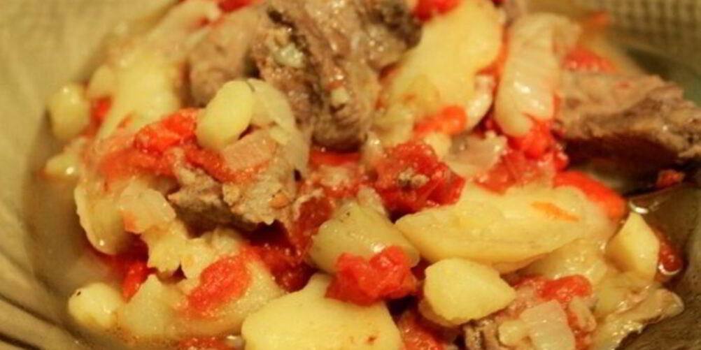 Рецепт рагу из говядины с картофелем