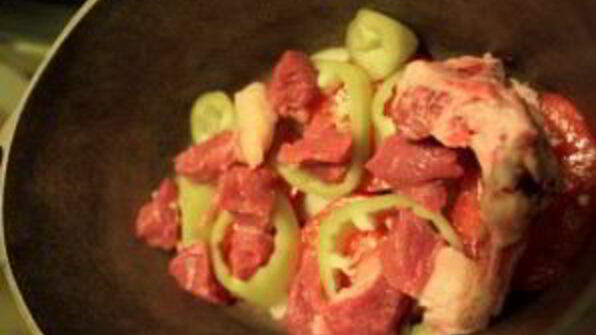 рагу из говядины с картофелем