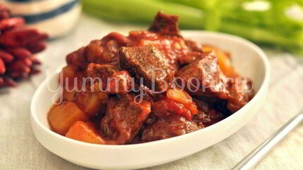 Рагу из говядины с овощами