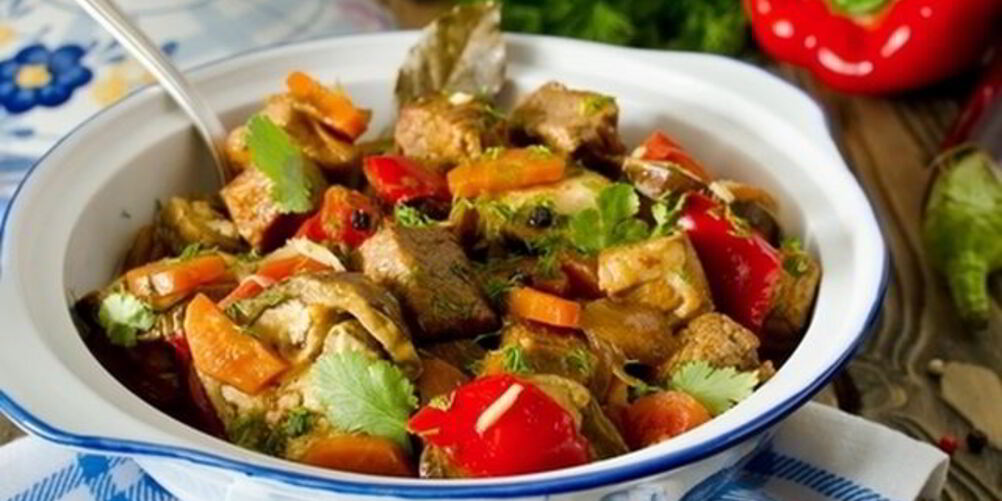 Рецепт рагу овощного с мясом