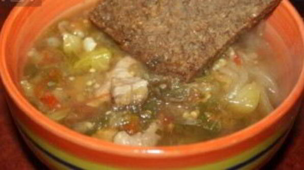 рагу овощное с телятиной