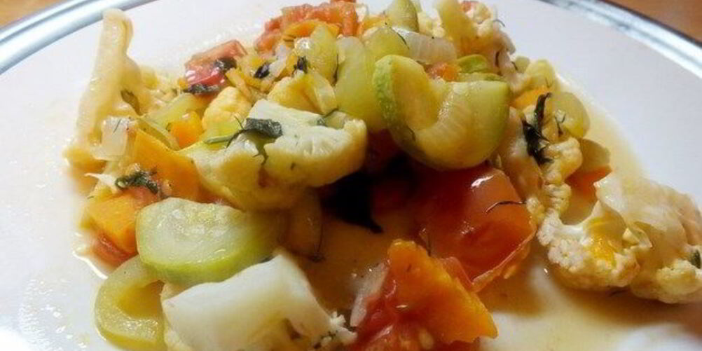 Рецепт рагу с цветной капустой