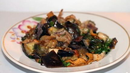 Вегетарианское рагу из баклажанов