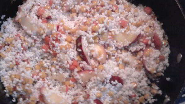 фруктово-овощное ризотто