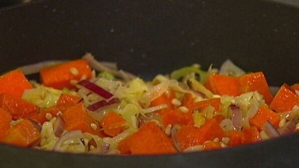 перловое ризотто с тыквой