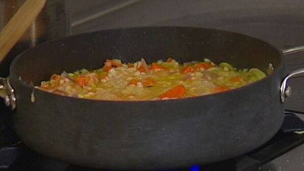 перловое ризотто с тыквой