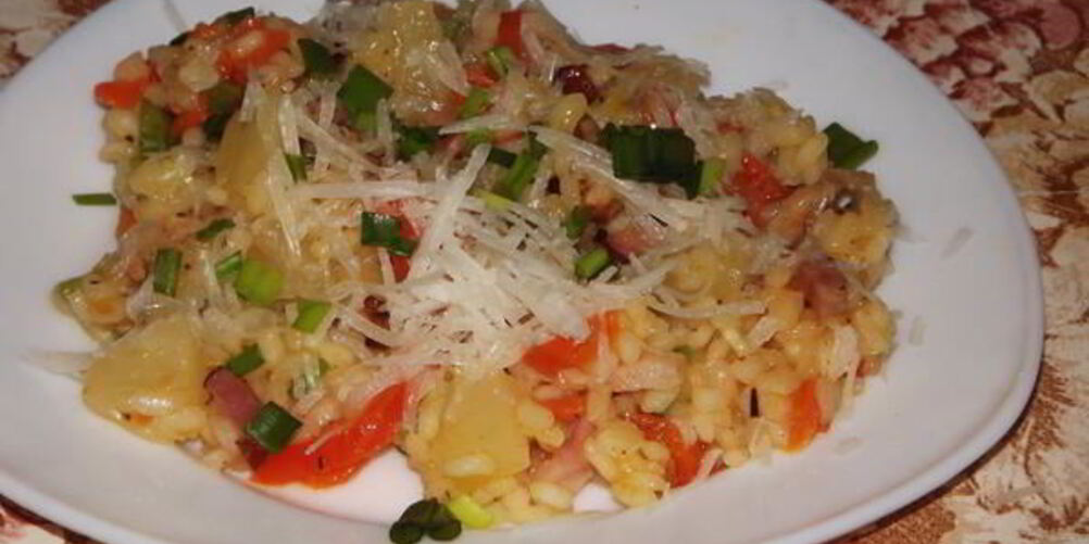 Рецепт ризотто по-гавайски