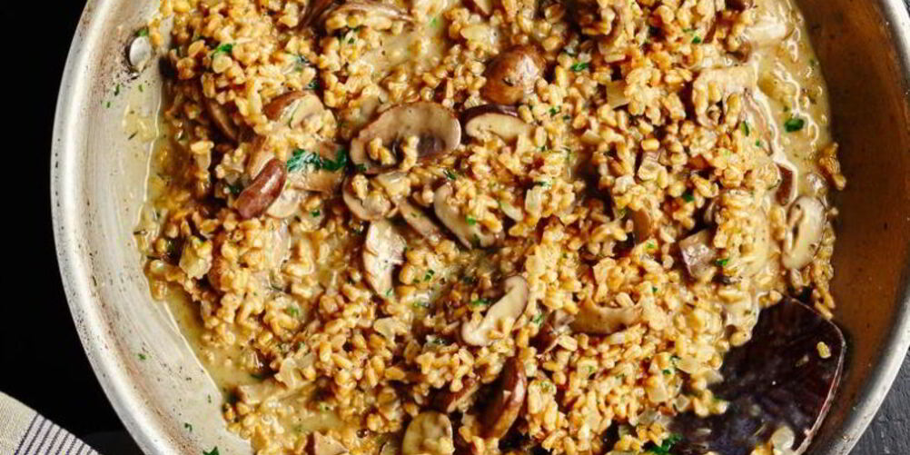 Рецепт ризотто с белым вином и пармезаном