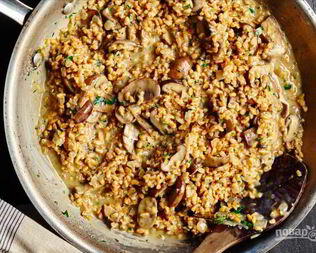 Ризотто с белым вином и пармезаном