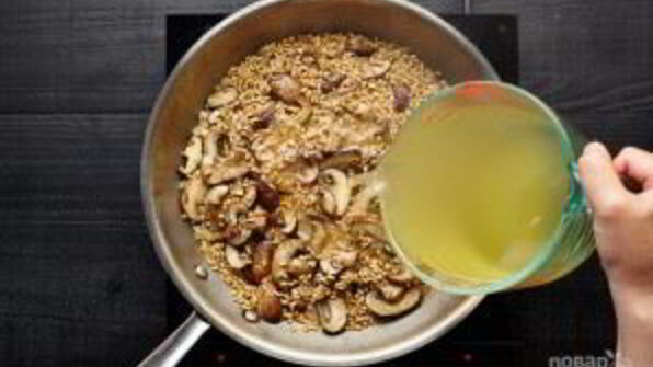 ризотто с белым вином и пармезаном