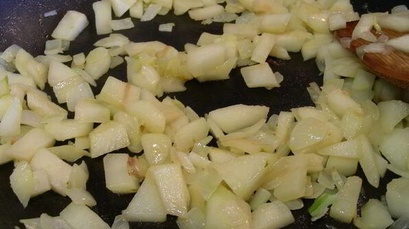 ризотто с грушей и шампанским