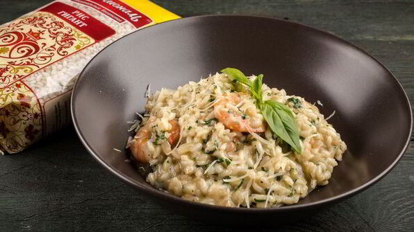 ризотто с креветками