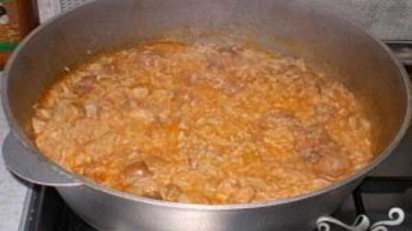 ризотто с кроликом