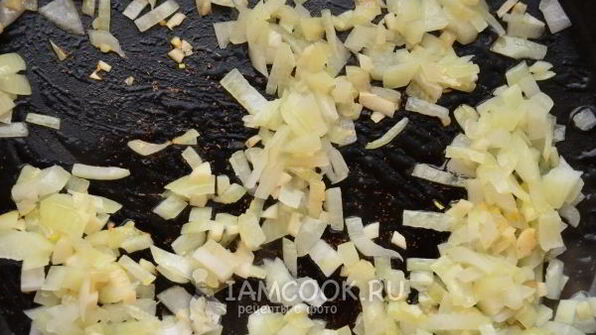 ризотто с кукурузой и горошком