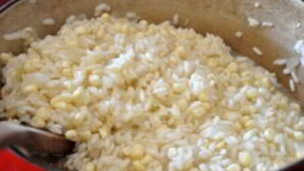 ризотто с кукурузой