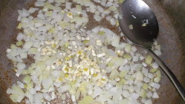 ризотто с курицей и замороженными овощами