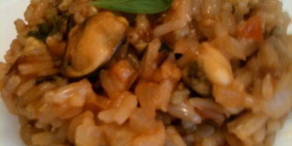 Рецепт ризотто с мидиями