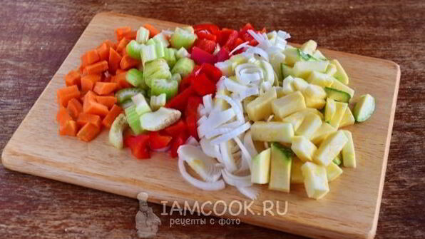 ризотто с овощами