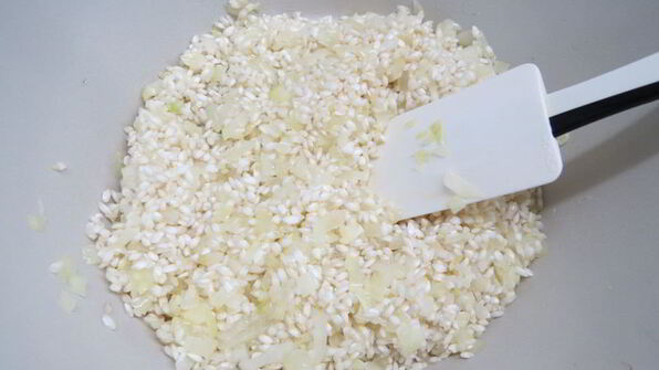 ризотто с печеным болгарским перцем