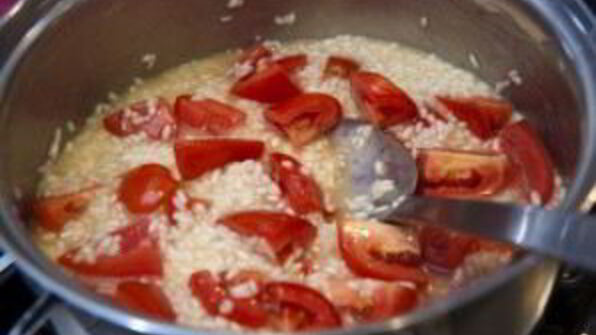 ризотто с помидорами