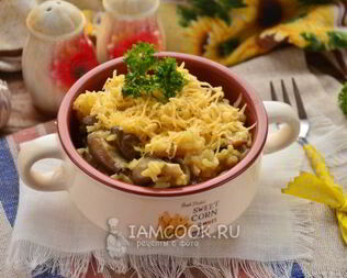 Ризотто с вешенками