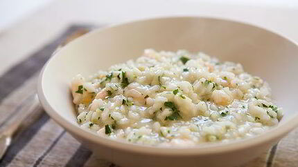 Ризотто со спаржей