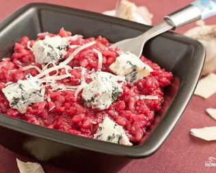 Ризотто со свеклой