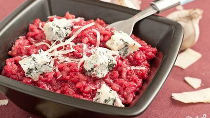 Ризотто со свеклой