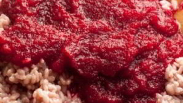 ризотто со свеклой