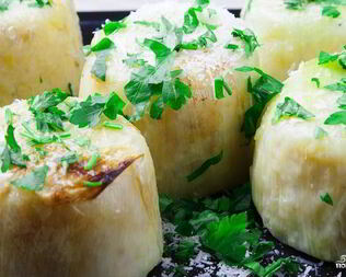 Ризотто в луке-порее