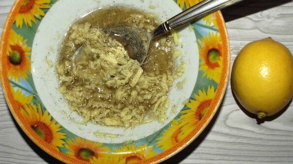 форель в имбирно-лимонном маринаде, запеченная в фольге