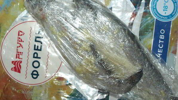 форель в имбирно-лимонном маринаде, запеченная в фольге