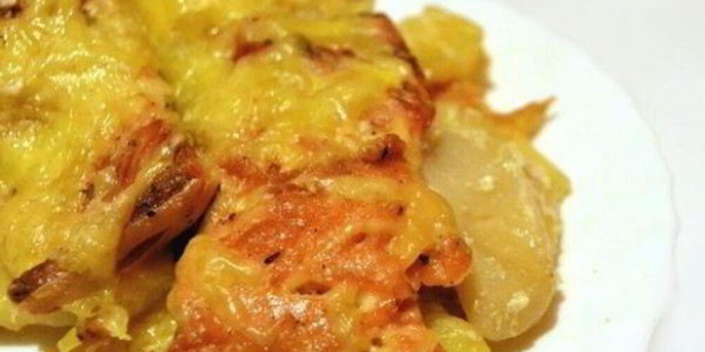 Рецепт горбуши с картошкой