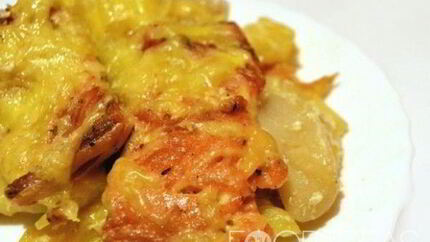 Горбуша с картошкой