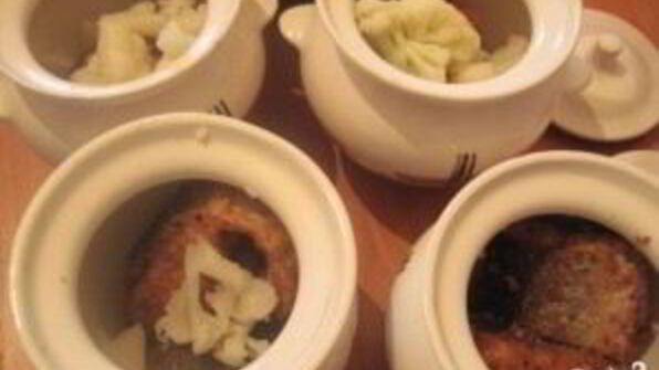 горбуша в горшочках