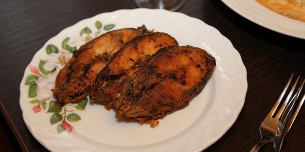 Рецепт горбуши в сливочно-чесночном соусе