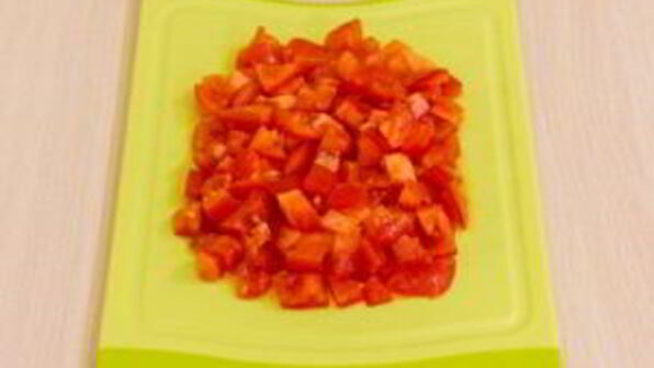 кальмары с рисом и помидорами