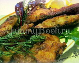 Карп жареный пикантный