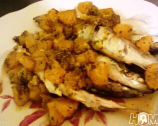 Мойва с мандариновой сальсой