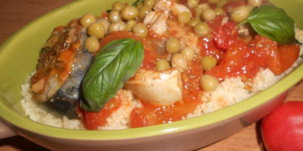 Рецепт рыбы по-мароккански с кускусом